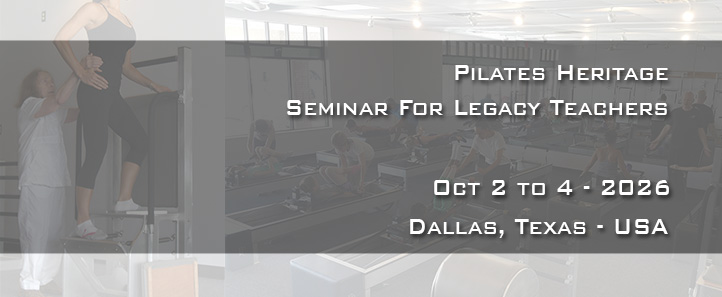 Pilates Heritage Seminar January 2019